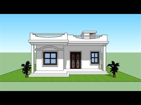 Bed Room Village House Plan Ii Sqft Ghar Ka Naksha Ii Bhk House