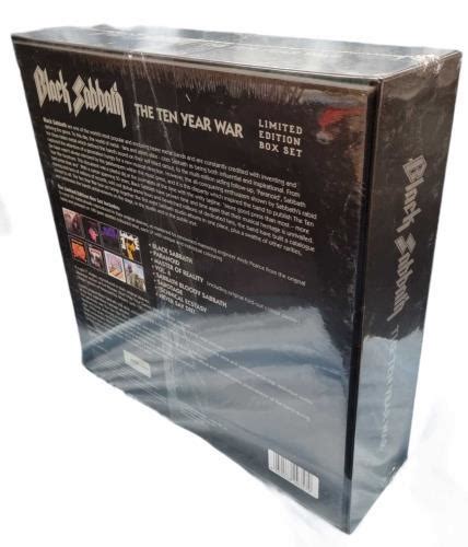 Black Sabbath The Ten Year War Art Print Sealed Uk Vinyl Box Set 772064