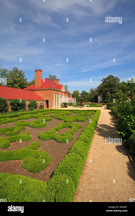 Historic Upper Garden George Washingtons Mt Vernon Estate And Gardens