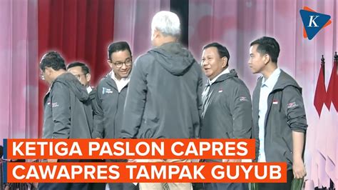 Momen Anies Dan Prabowo Tersenyum Akrab Saat Turun Dari Panggung Acara