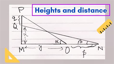 Heights And Distance Trigonometry Very Important Sum Class 10