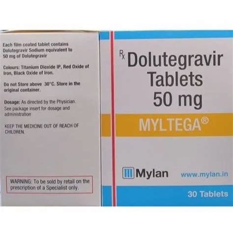 Dolutegravir Mg Tablets At Rs Bottle Tivicay In Junagadh Id