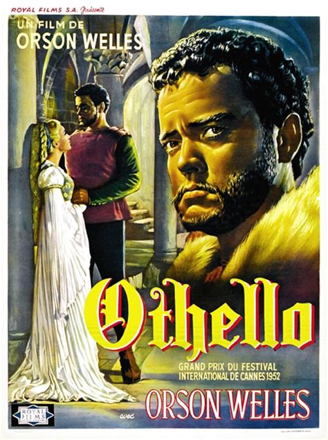 Othello 1951 Orson Welles Vintage Movie Poster Reprint 19x12 5 Etsy