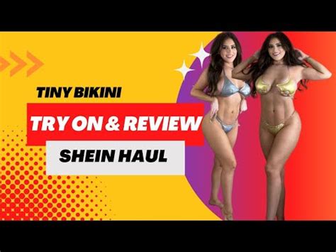 Sexy Sparkle Bikini Try On Review Sheinhaul Modelly Channel