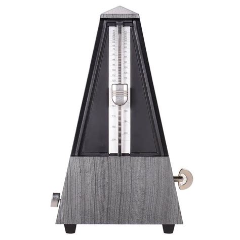 Silver With Black Grain Aroma Mechanical Metronome