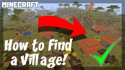 Minecraft How To Find A Village 1165 Youtube