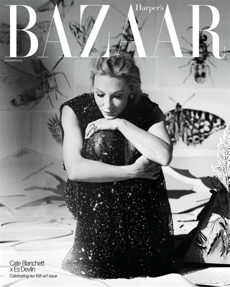 TÁr Star Cate Blanchett Covers British Harpers Bazaar November Issue