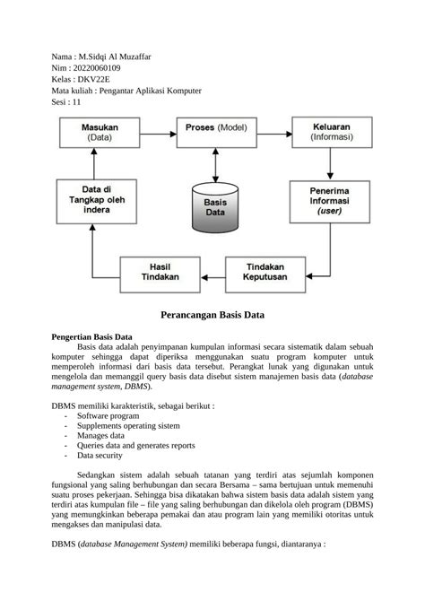 Pdf Perancangan Basis Data