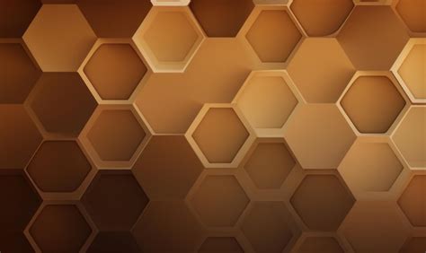 Premium AI Image | Abstract tan color background or wallpaper with hexagons