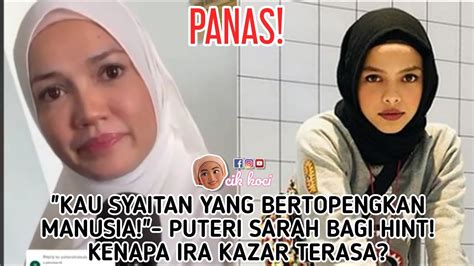 Kau Syaitan Yang Bertopengkan Manusia Puteri Sarah Bagi Hint