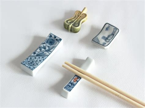 Chopstick Rest Japanese Antique Design Ceramic Chopstick Rest Etsy