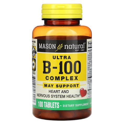 Mason Natural Ultra B Complex Tablets