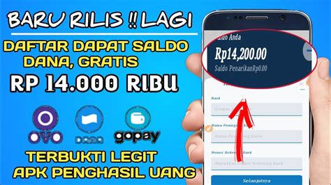 Baru Rilis Lagi Daftar Saja Dapat Saldo Dana Rp Ribu Apk