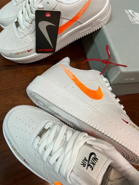 Tênis Nike Air Force Premium Laranja Masculino Tenis no Atacado