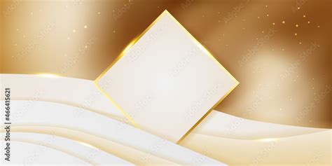 Abstract Luxury Gold Background With Threads Luxury Polygonal Pattern