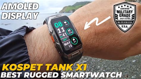 Kospet Tank X1 Rugged 100 Meters Water Resistant Smartwatch Review