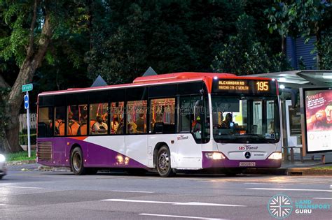 Bus 195 SBS Transit Mercedes Benz Citaro SBS6187G Land Transport Guru