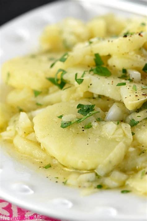 Swabian Kartoffelsalat ~ Simple German Potato Salad • Fivehearthome