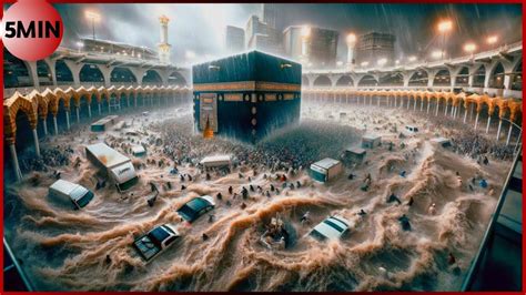 Severe Storm Hit Saudi Arabia Flash Flood And Thunder Submerge Al Riyadh Mecca And Medina