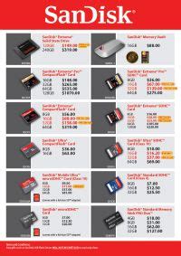 Sandisk Page 1 Brochures From Comex Singapore On Tech Show Portal