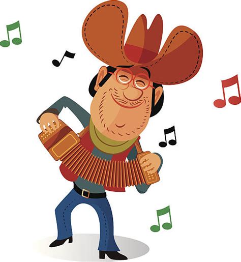 Country Singer Cartoon Illustrations Royalty Free Vector Graphics