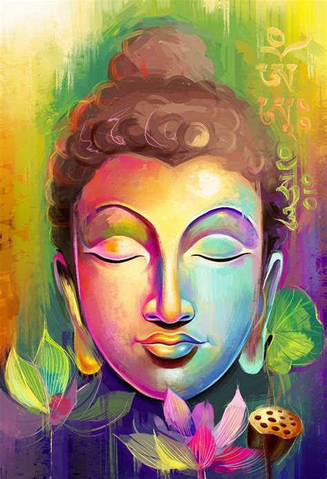 Pin By On Buddha Canvas Art Buddha