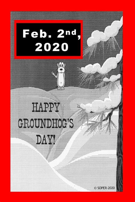 Buy Happy Groundhogs Day Feb 2nd 2020 A To Write In For Everyone Who