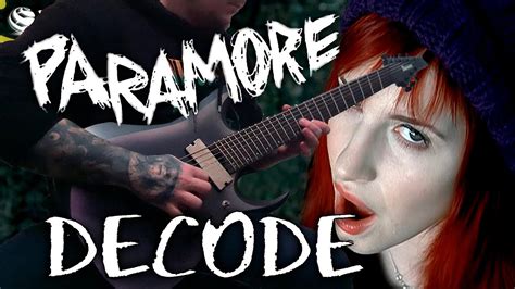 Paramore Decode Both Guitars Cover Tabs Youtube