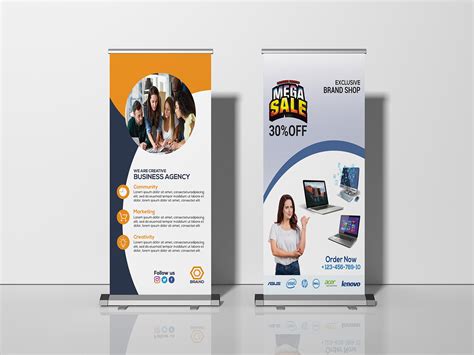 X Stand Banner Design On Behance