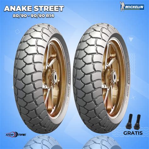 Jual Paket Ban Motor Matic Michelin Anakee Street R