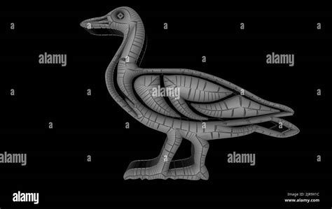 Inspired By Egyptian Mythology Presented Is A 3d Illustration Of A