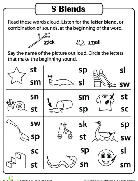 S Blend Worksheets Engaging Activities For Mastering S Blends In Phonics