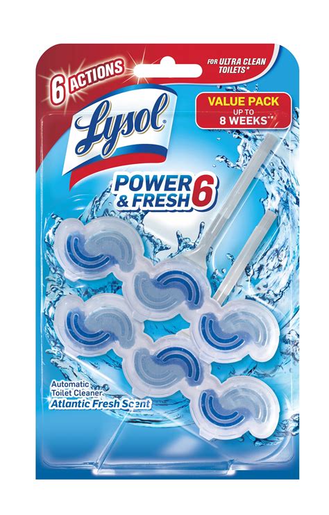 Lysol Power And Fresh 6 Automatic Toilet Bowl Cleaner Atlantic Fresh