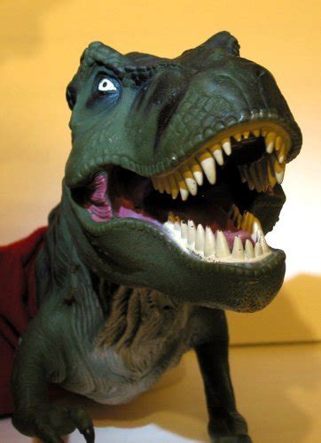 Rare The Lost World Jurassic Park Roaring T Rex Latex Hand Puppet