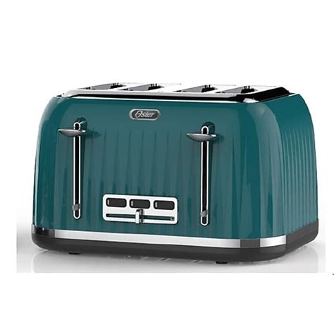 Oster 4 Slice Pop Up Toaster Teal Tssttrwf4s Np Staples