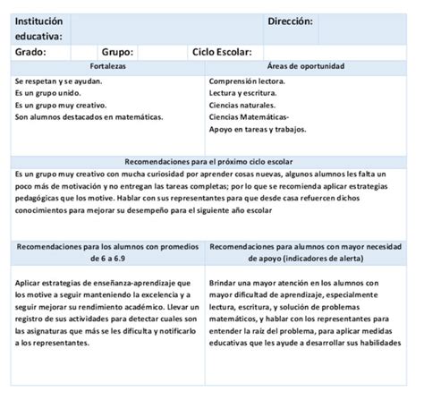 Ejemplo De Fichas Descriptivas De Grupo