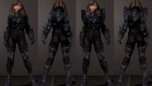 Skyrimebony Valkyrie Armor Tre Maga