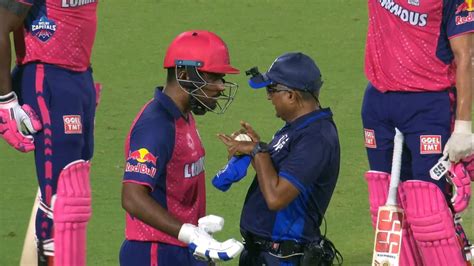 Video Sanju Samsons Heated Discussion With Umpire Over His