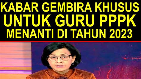 Kabar Gembira Dari Menteri Keuangan Dan Menteri Pendidikan Untuk Semua