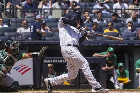 Volpe S First Career Grand Slam Powers Yanks To 11 3 Rout In Sweep Of Lowly A S Mlb