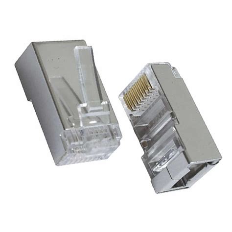 Conector Rj45 Cat6 Metalico Electrónica Real