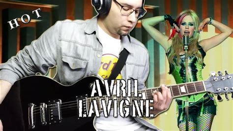 Avril Lavigne Hot Guitar Cover YouTube