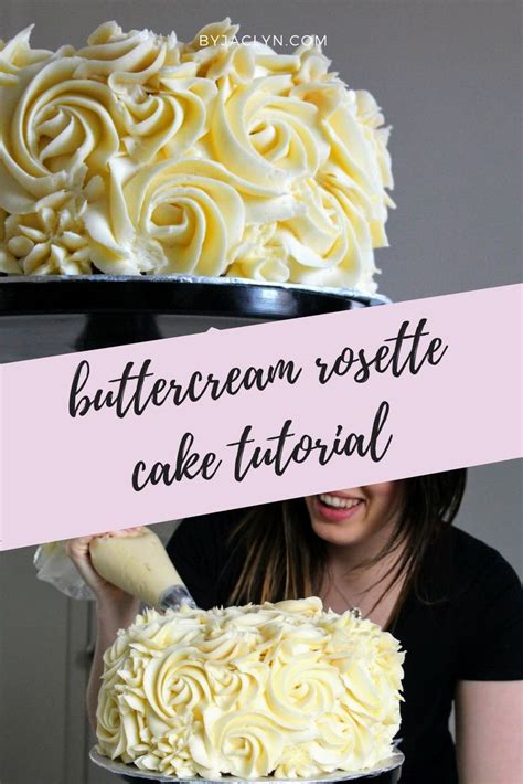 Learn How To Make A Buttercream Rosette Cake Using Just A Wilton 1b