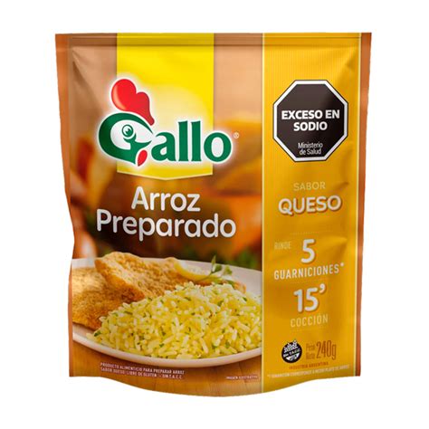 Gallo Arroz Preparado Sabor Queso G