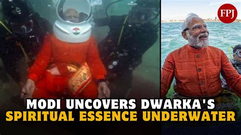 PM Narendra Modi S Dive Into Arabian Sea Unveils Submerged Dwarka YouTube