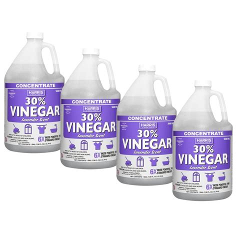 Harris 128 Oz 30 Vinegar All Purpose Cleaner Lavender 4 Pack 4LAV30