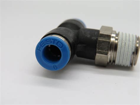 Festo QST 1 4 6 153108 Push In T Fitting R1 4 X 6mm Tubing OD NOP EBay