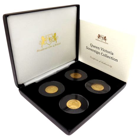 Pre Owned Uk Victoria Heads Full Sovereign Gold Coin Collection Out