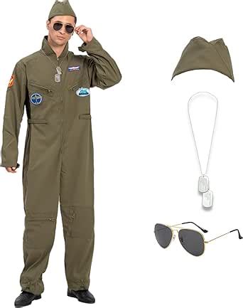 Jazgrom Disfraz De Piloto De Vuelo Para Hombre Adulto Amazon Mx