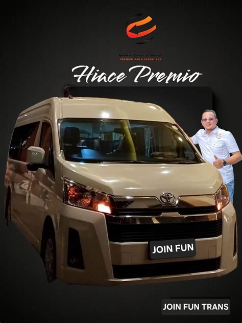 Sewa Hiace Bekasi Rental Hiace Luxury Bekasi